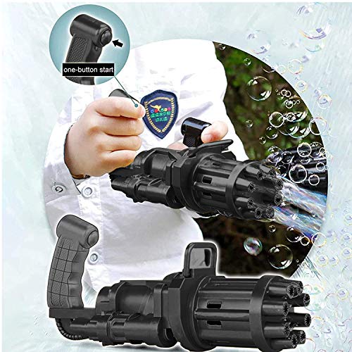 Kids Summer Gatling Bubble Gun
