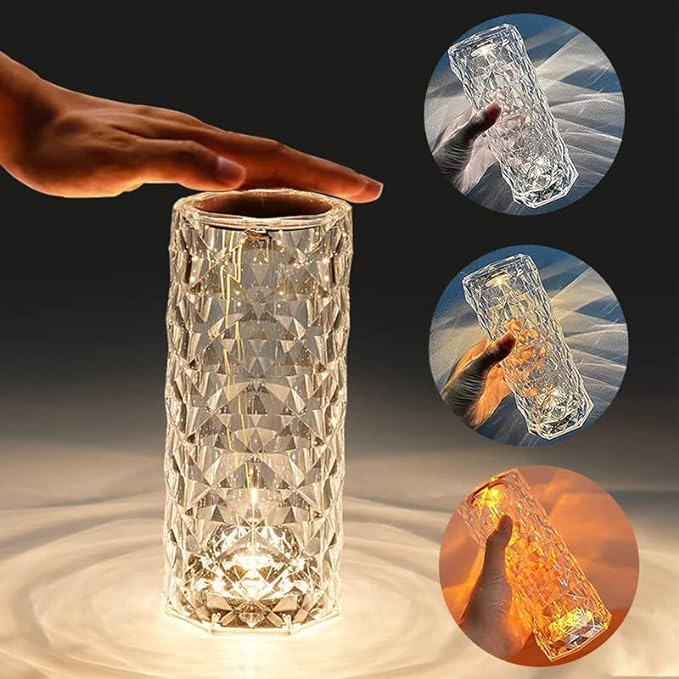 Rechargeable Diamond Crystal Lamp
